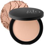 Glo Skin Beauty Pressed Base Powder Foundation Makeup (Beige) - Flawless Coverage for a Radiant Natural, Second-Skin Finish