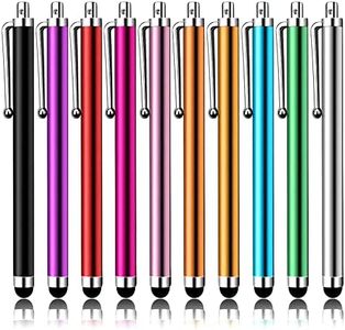 Stylus Pens for Touch Screens, LIBERRWAY Pen 10 Pack of Pink Purple Black Green Silver Universal Screen Capacitive Compatible with Kindle ipad iPhone Samsung