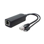 ANVISION 5V PoE Splitter, USB Type C, 48V to 5V 2.4A, IEEE 802.3af Compliant, 10/100Mbps