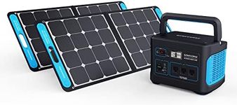 Geneverse 1002Wh (1x2) Solar Generator Bundle: 1X HomePower ONE Portable Power Station (3X 1000W AC Outlets) + 2X 100W Solar Panels. Quiet, Indoor-Safe Backup Battery Power Generator For Home Devices