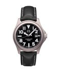 MOMENTUM Atlas Eclipse Solar [38mm] - Black, Black Cloud Leather, Field Watch