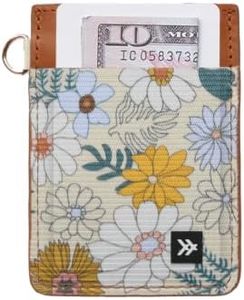 Thread Wallets Ultra Slim Card Holder Wallet - Slim Wallet for Women & Men - Minimalist Wallets for Women - Small Wallet for Women & Men - Modern Credit Card Organizer Mini Wallet (Blossom)