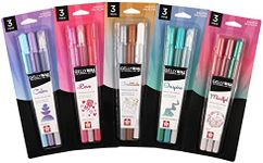 SAKURA Gelly Roll Moods Five Giftable 3 Pk Sets: Calm, Love, Gratitude, Inspire & Mindful, 15 Gel Pens