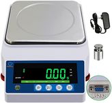 Lab Precision Electronic Analytical Balance Weighing Scale 3000 x 0.01g|6.6x0.00002 lb | Scientific Scale for Grams, Pounds, Ounces, Carats | 01 Gram Scale for Chemistry, Labs, Jewelry, Pharmacy