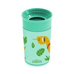 Dr. Brown's Silicone Smooth Wall Cheers360 Cup 10 Oz/300 ml,Green
