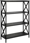 Convenience Concepts Tucson 4-Tier Bookcase, Black