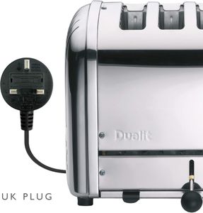 Dualit Classic 4-Slice Toaster – Stainless Steel, Retro Design