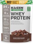 Kaizen Naturals Whey Protein, Decadent Chocolate, 840g, Pouch