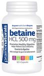 Prairie Naturals Betaine HCL 500mg VCaps - 60 Count