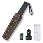 Handheld Metal Detector Wand,Portable Metal Body Security Scanner,Detects Weapons,Nails,Knives and Other Metal Objects