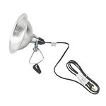 GREATIDE Clamp Lamp Light with Detachable 8.5 Inch Aluminum Reflector, 150 Watt E26 Socket (No Bulb Included), 6 Foot 18/2 SPT-2 Cord