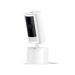 Introducing Ring Pan-Tilt Indoor Cam | See all around with 360° pan coverage, HD video, plus Two-Way Talk (2024 release) | White