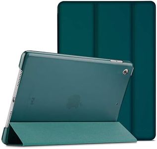 ProCase iPad 10.2 Case 9th Gen 2021/ iPad 8th Gen 2020/ 7th Gen 2019, Slim Stand Hard Back Shell Protective Smart Cover Case for 10.2 Inch iPad 9/8/7 -Emerald