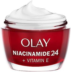 Olay Niacinamida 24 + Vitamina E, Crema De Día, Con Niacinamida Pura Al 99% Y Vitamina E, Hidratante Y Revitalizadora, 50 ml