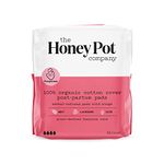 The Honey Pot Company - Herbal Postpartum Pads w/Wings - Infused w/Essential Oils for Cooling Effect, Organic Cotton Cover, & Ultra-Absorbent - Postpartum Essentials to fill your Postpartum Kit - 12ct