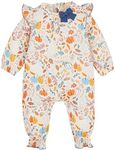 Mud Pie Baby Pumpkin Floral Bodysuit; 9-12 Months