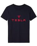 Mens Tesla Red Logo T-Shirt Mens Co