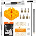 JOREST Watch Link Removal Tool, Watch Band Tool Kit, Repair Kit for Watch Strap Adjustment and Replacement and Resizing, with User Manual, Watch Link Remover, 20PCS Spring Bars, 13PCS Spare Needle