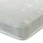 Starlight Beds Small Single Mattress. 8 Inch Deep Budget Sprung Small Single Mattress. Soft, White (2ft6 x 6ft3) (75 x 190 x 23cm)