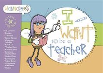 Wannabees Pretend Teacher Set for Kids - Complete Pretend Teacher Kit Including Registers, Stickers and Weather Charts