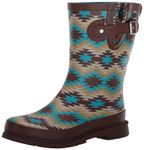 Western Chief Women's Waterproof Mid Rain Boots, Southwest, 7