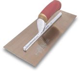 MARSHALLTOWN The Premier Line PB7GSD 12-Inch x 5-Inch Golden Stainless Steel PermaShape Broken-in Trowel-DuraSoft Handle