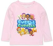 Bubble Guppies Toddler Girls Long Sleeve T-Shirt Tee (2T, Pink)