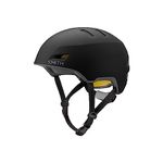 SMITH Express Cycling Helmet – Adult Road Bike Helmet with MIPS Technology – Lightweight Impact Protection for Men & Women – Removable Visor + Integrated Rear Light – Black/Matte Cement, Small