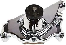 A-Team Performance - Short-Style High-Flow Mechanical Water Pump - Compatible with Big Block Chevrolet 396 402 427 454 Chrome