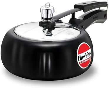 Hawkins Contura Pressure Cooker, 2 Litre Capacity, Black