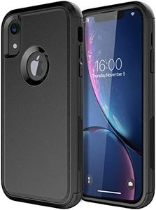 Diverbox for iPhone Xr Case [Shockproof] [Dropproof] [Dust-Proof],Heavy Duty Protection Phone Case Cover for Apple iPhone XR (Black)