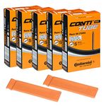 Continental Bicycle Tubes Race 28 700x20-25 S80 Presta Valve 80mm Bike Tube Super Value Bundle (Pack of 5 Conti tubes & 2 Conti Race tire lever)