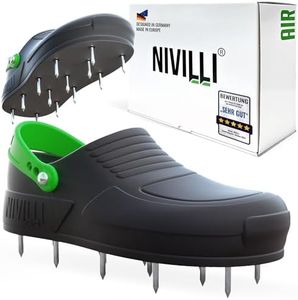 Nivilli Air - Nail Shoe Clog, Lawn Aerator Shoes for Easy Aeration or Ventilation of The Lawn. (Small UK 6-9)