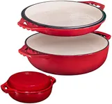 Bruntmor 2-in-1 Pre-Seasoned Cast I