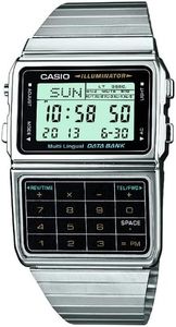 Casio DBC-611-1CR Data Bank Classic Series Quality Watches - Silver