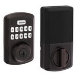 Weiser Powerbolt 3 Venetian Bronze Keyless Entry Door Lock/Deadbolt Lock, 10-Button Keypad Door Lock with Auto Lock and 12-Month Battery Life, Electronic Door Locks for Front Door, Home Décor