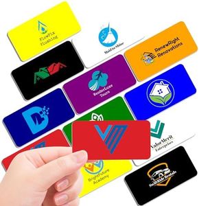 Magnet Me Up Custom Printed Magnetic Name Tag Badge - Image Only, 1.5x3 inch, Full-Color Customizable Identification Label, for Schools, Offices, Businesses, Made in USA