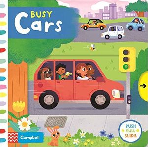 Busy Cars: A Push, Pull, Slide Book