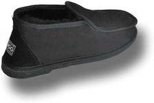 Mens Ugg Australian Made Sheepskin Slippers Black Size 10US