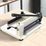 Paper Cutter 12 Inch, Heavy Duty Paper Cutter for A4 Paper, Guillotine Paper Cutter 400 Sheet Capacity, Solid Steel Construction