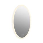 Kohler ModernLife™ Oval Lighted Mirror for Bathroom | Wall-Mounted HD Mirror | 100% Silver Coating, Defogger | 3 Color Temperatures & 3 Brightness Levels | 3 Yrs Warranty, 600 x 900 mm