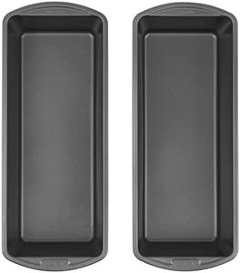 Good Cook Set of 2 Extra Large 13'' x 5'' Nonstick Steel Bread Loaf Pans, Gray (4245)
