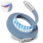 Magtame Magnetic 240W USB-C to USB-C Cable, Coiled Type C Charger Cable Tangle-Free for iPhone 15/15 Plus/15 Pro/15 Pro Max, MacOS, i-Pad Pro, Samsung Galaxy S24/S23/S22 Ultra, Switch 3.3FT Flat