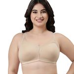 Enamor AB75 M-Frame JIggle Control Full Support Supima Cotton Bra - Non-Padded, Wirefree & Full Coverage
