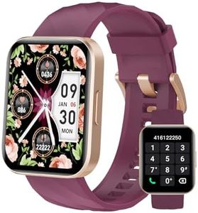 Smart Watches for Women, Answer/Make Calls, 1.85" HD Smart Watch for iPhone Android Phones, Fitness Tracker with Heart Rate Monitor Sleep Tracker Steps Counter 100+ Sport Modes IP68 Waterproof