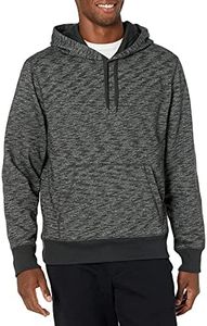 Amazon Essentials Men's Pullover Sweatshirt Hoodie, Big & Tall Options Available, Charcoal Space Dye, Medium