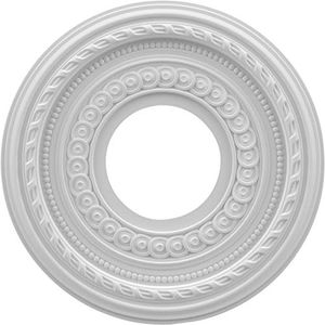 Ekena Millwork CMP10CO Cole Ceiling Medallion, 10" OD, Unfinished