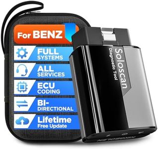 KINGBOLEN Soloscan Valise Diagnostic Auto OBD2 Scanner pour Benz/Maybach/Sprinter, Lecteur de Code d'erreur de Moteur avec 50+ Services, pour Tous Les systèmes, Mise à Jour Gratuite à Vie