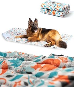 SILVERWOOF Tapis Absorbant Lavable pour Grands Chiens XXL - 2X Plus absorbants - Tapis de propreté imperméable et réutilisable - Alèse Chiots - Pipi Pad éducateur antidérapant, Anti-odeurs - 90x160cm
