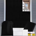 TGANNYOCR Portable Blackout Blinds 39"x57" Blackout Window Covering Temporary Blinds for Windows Blackout Travel Blackout Curtains Window Blinds Shades for Dorm Room Bedroom Travel Nursery